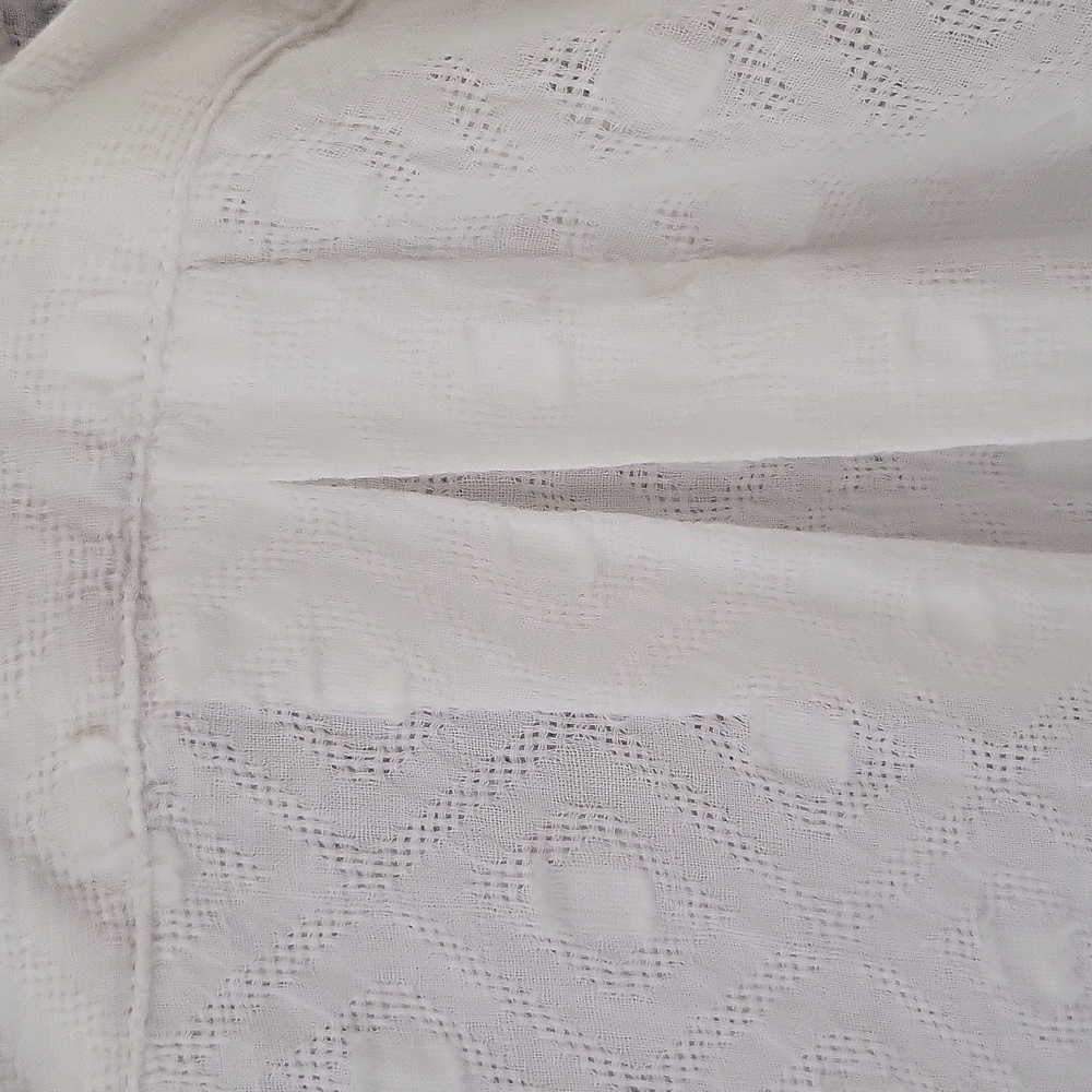 White", Gauze texture", Tank Style sheer dress/cover up" By "Anthropologie" ๐ค - Picture 11 of 17